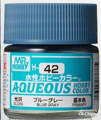 MR HOBBY - GUNZE H-042 Mr Hobby -Gunze Aqueous Hobby Colors (10 ml) Blue Gray [30