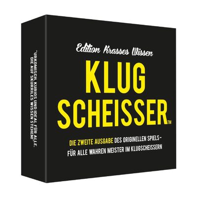 PEGASUS SPIELE KYL43011 Kylskapspoesi AB Klugscheisser 2 Black Edition – Edition krasses Wissen