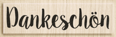 BRUNNEN 211800621 Stempel „Dankeschön“, 60 x 14 mm