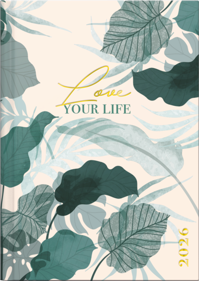 BRUNNEN 7018307016 Taschenkalender Technik III 2026 „Love“, A6, Papier