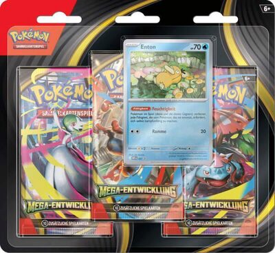 POKEMON 11512 PKM Pokémon ME01 Drei-Boosterpack-Blister Mega-Entwicklung