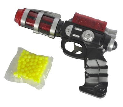 SIMBA 108022557 Space Pistole mit Munition, 2-fach sortiert