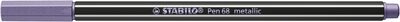 STABILO 68/855 Premium Metallic-Filzstift - STABILO Pen 68 metallic - Einzelstift - metallic violett