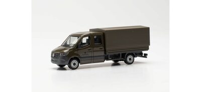 HERPA 700795 1:87 Mercedes-Benz Sprinter `18 Doppelkabine mit Plane „Bundeswehr“