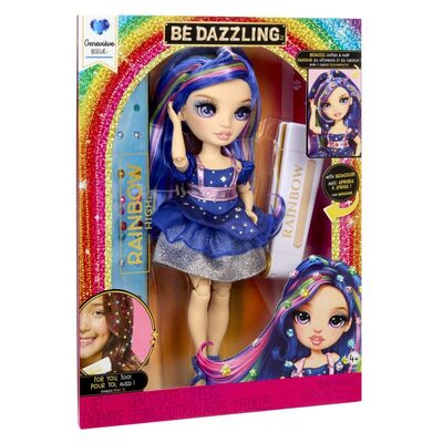 MGA 597810-EUC Rainbow High Be Dazzling Fashion Doll - Genevieve Bleue