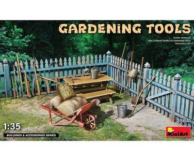 MINIART MODELS 550035641 1:35 Gartengeräte-Set