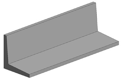 EVERGREEN 500294 Winkelprofil, 350x3,2x3,2 mm, 3 Stück
