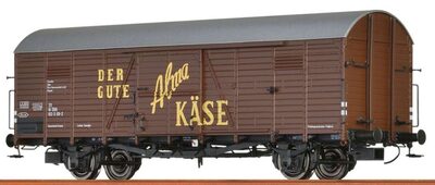 BRAWA 48724 H0 Gedeckter Güterwagen Hbcs-w „Alma Käse”, ÖBB, Ep. IV