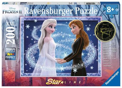 RAVENSBURGER 12952 Kinderpuzzle Frozen Die Eiskönigin 2 Bezaubernde Schwestern 200 Teile