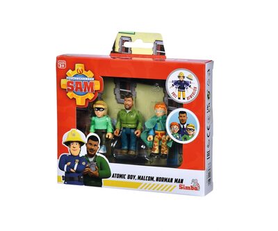 SIMBA 109251091 Feuerwehrmann Sam Superhelden Figurenset