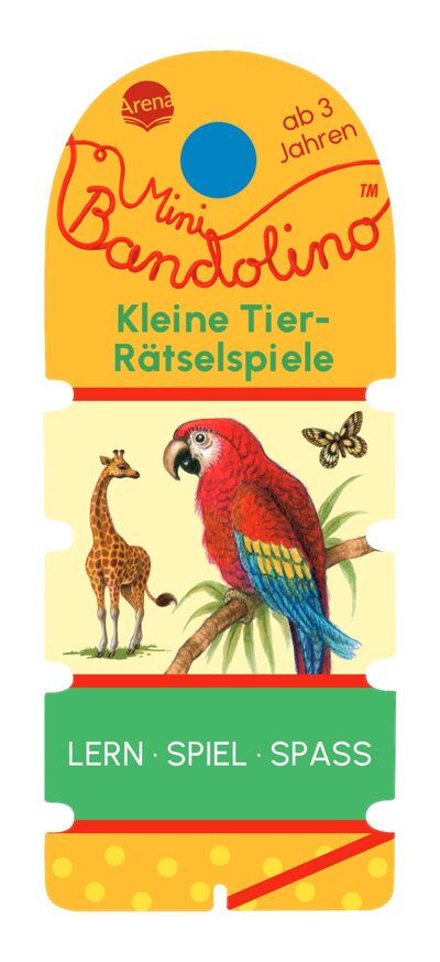 ARENA 3-401-72088-0 Mini Bandolino. Kleine Tier-Rätselspiele