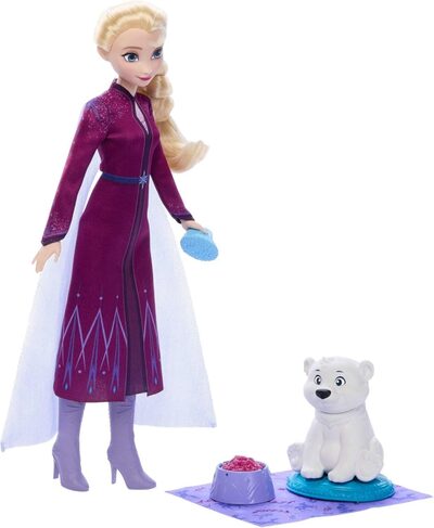 MATTEL JFG16 Disney Die Eiskönigin Elsa & Baby Bear