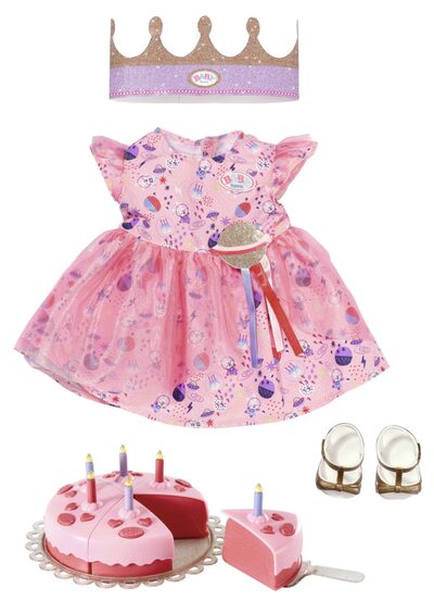 ZAPF 830789 BABY born Deluxe Happy Birthday Set 43 cm