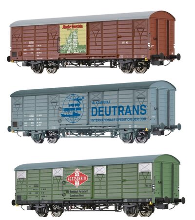 BRAWA 50703 H0 3er-Set Gbs Ostalgie-Marken, DR, Ep. IV