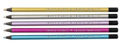 MOSES. VERLAG 26294 Lovely Planet Buntstifte Neon & Metallic, sortiert