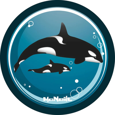 McNeill 3463800024 McAddys zu Schulranzen Unterwasser: Wale