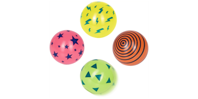 COPPENRATH 15969 Fluoreszierender Flummi Bunte Geschenke, sortiert