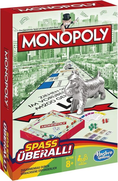 HASBRO B1002100 Monopoly Kompakt
