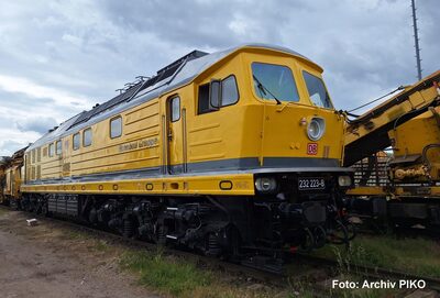 PIKO 37589 G Sound-Diesellok BR 232, DB Bahnbau, Ep. VI