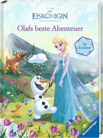 RAVENSBURGER 49163 Disney Die Eiskönigin: Olafs beste Abenteuer für Erstleser