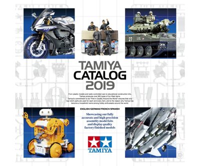 TAMIYA 300064419 TAMIYA Katalog 2019 (GB/DE/F/E)