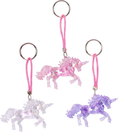 DIE SPIEGELBURG 0015635 Schlüsselanhänger Diamant-Einhorn Einhorn-Paradies, sortiert