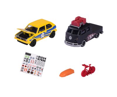 MAJORETTE 212055006Q01 1:64 VW The Originals 2er Set Racing