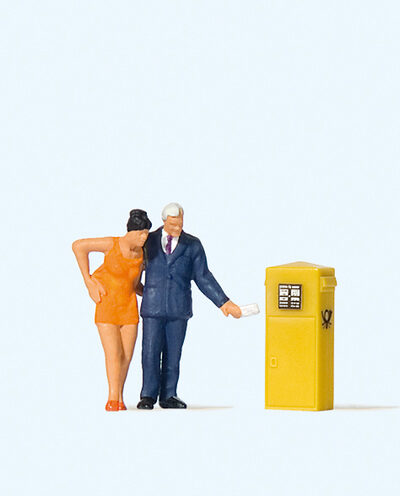 PREISER 28194 H0 Am Briefkasten