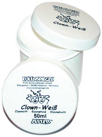 EULENSPIEGEL 500507 Clown-Weiß, 50 ml