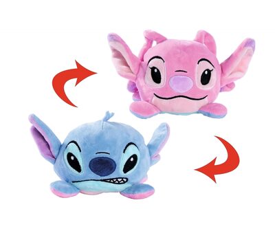 SIMBA 6315870317 Disney Lilo + Stitch, Angel/Stitch Wendeplüschtier