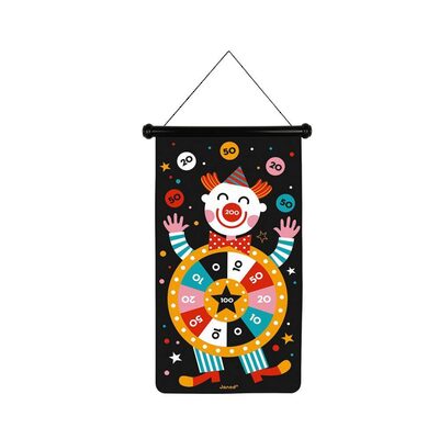 JANOD J02074 Magnetisches Dartspiel Zirkus