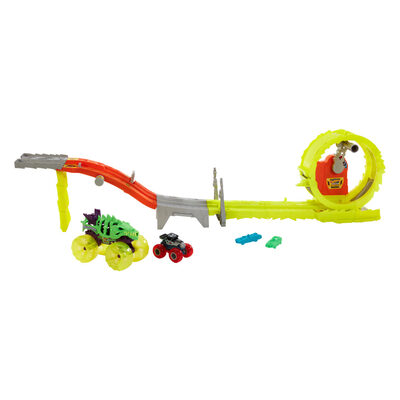 HOT WHEELS HXT05 Hot Wheels Monster Trucks Power Verfolgungsjagd