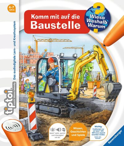 RAVENSBURGER 000633 tiptoi® Komm mit auf die Baustelle