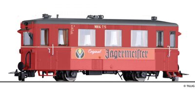 TILLIG 02948 H0m Triebwagen T5 'Jägermeister', MEG, Ep. III
