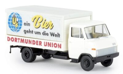 BREKINA 93761 1:87 / H0 Hanomag-Henschel F 55 -AKTUELLES DORTMUND-SONDERMODELL Dortmunder Union Bier,
