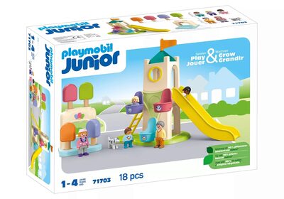 PLAYMOBIL® 71703 JUNIOR: Erlebnisturm mit Eisstand