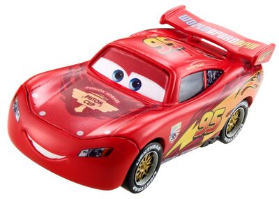 MATTEL FLM20 Disney Cars Die-Cast Lightning McQueen mit Rennreifen