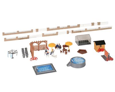 KIBRI 38100 H0 Deko-Set Rund ums Haus