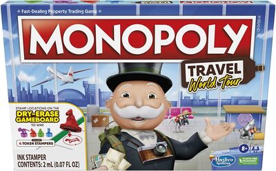 HASBRO F4007100 Monopoly Reise um die Welt
