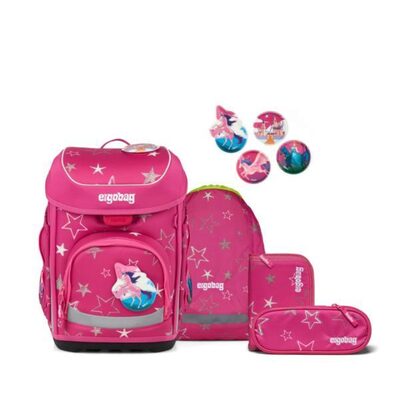 ERGOBAG 01510-90199-10 Schulranzen-Set SternzauBär cubo, Pink