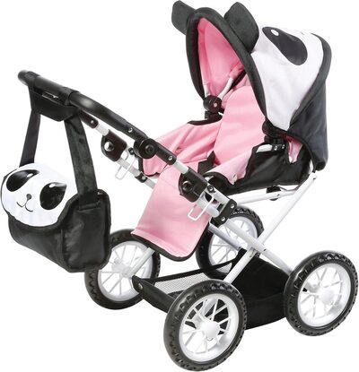 KNORRTOYS 63101 Puppenwagen Ruby - 'Panda'