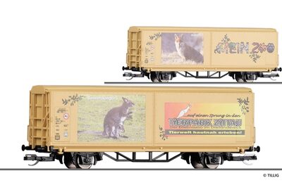 TILLIG 14849 TT START-Schiebewandwagen Hbis-tt „Mein Zoo“, Ep. VI