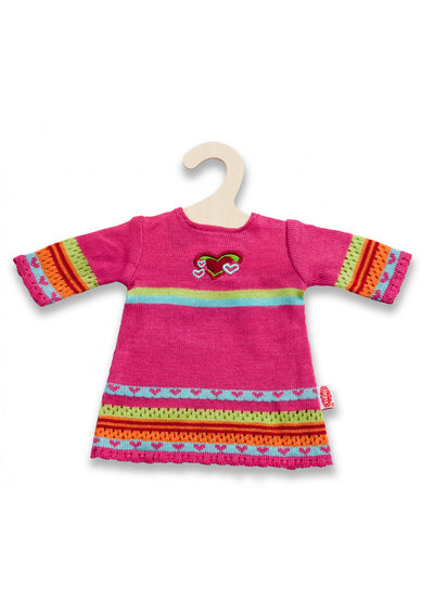 HELESS 2533 Puppen-Strickkleid 'Hearty', Gr. 35-45 cm