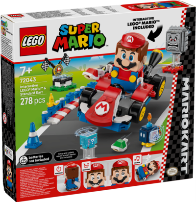 LEGO® Super Mario 72043 Mario Kart™ – Interaktiver LEGO® Mario™ & Standard-Kart