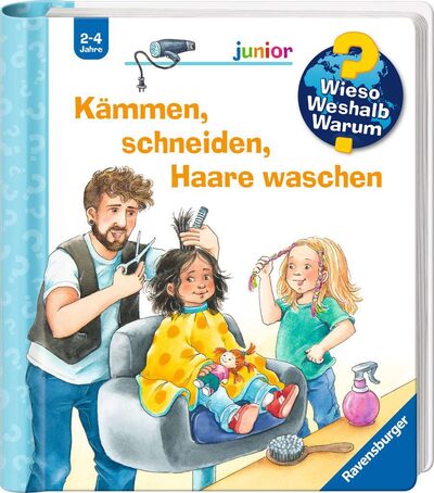 RAVENSBURGER 60086 Wieso? Weshalb? Warum? Kämmen, schneiden, Haare waschen