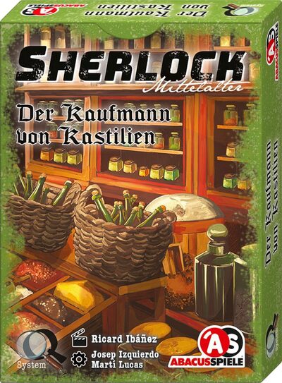 ABACUSSPIELE 48216 Sherlock Mittelalter – Der Kaufmann von Kastilien