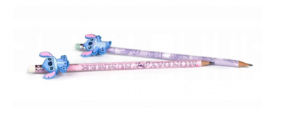 STITCH 75279PTR Stitch Bleistift mit Radiergummi, 2 Stück