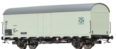 BRAWA 47628 H0 Kühlwagen Ibdlps 383 'INTERFRIGO Gesundheit & Fisch Cuxhaven', DB, Ep. IV