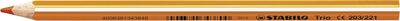 STABILO 203/221 Dreikant-Buntstift - STABILO Trio dick - Einzelstift - orange