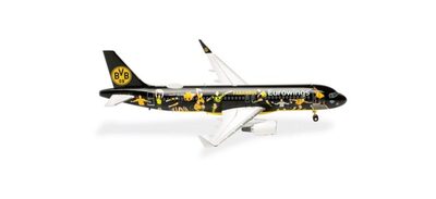 HERPA 572750 A320 1:200 Eurowings Airbus A320 'BVB Fanairbus' – D-AEWM